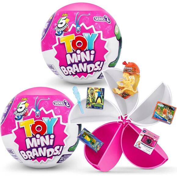 Mini Brands Mini Toys Series 2 ( 2 capsules) Wave NWT - Picture 1 of 4